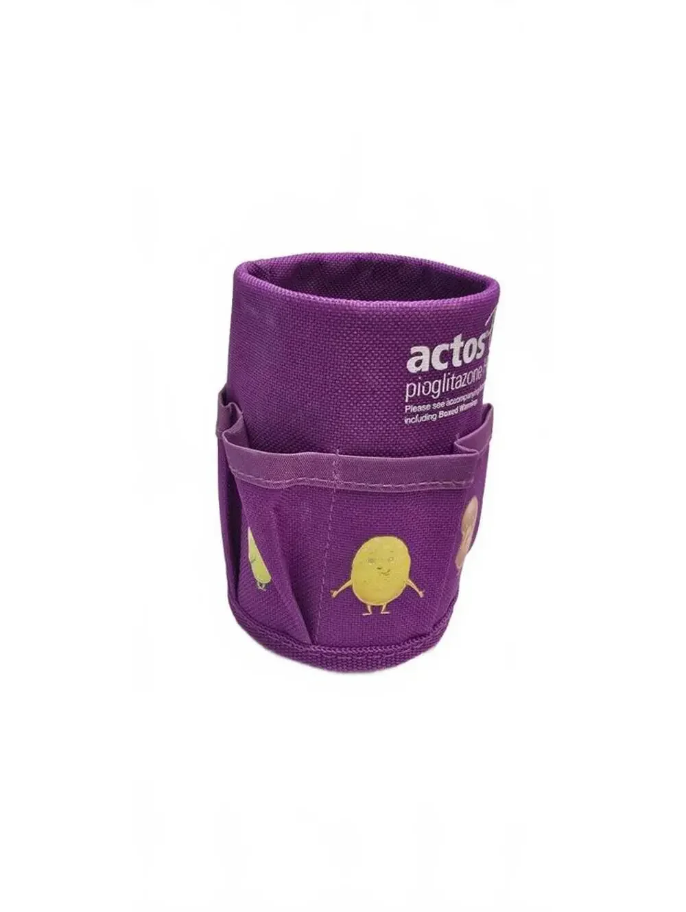 Vintage Actos Family Pioglitazone HCl Purple Fabric Organize